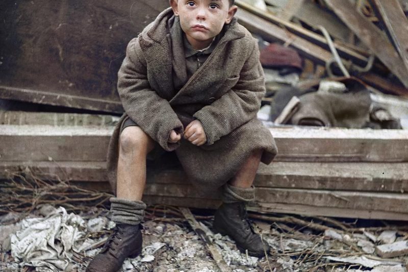 The Boy on the Steps