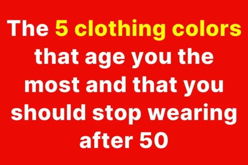 Over 50? Avoid These 5 Colors That Drain Your Glow