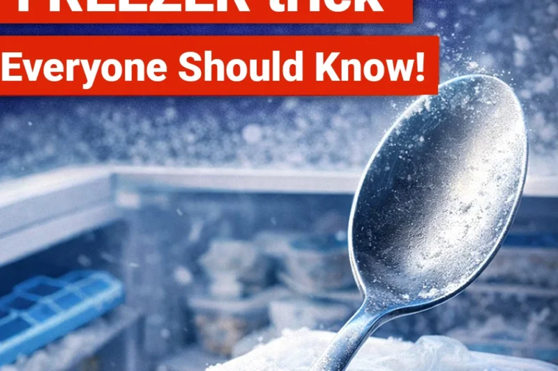 My neighbor told me why she always keeps a spoon in the freezer. How did I live without this trick for 50 years?