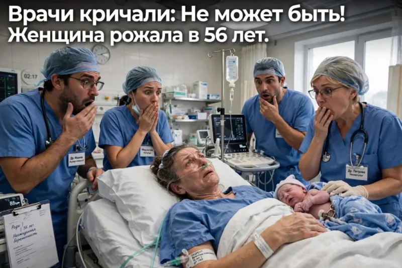 Беременность в 56 лет шокировала врачей